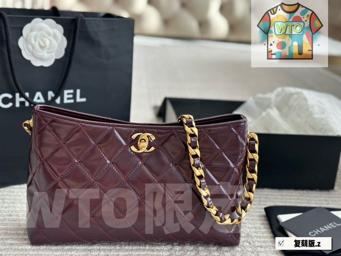 今日 Chanel 24P Hobo Bag ブラックゴールド ホーボーバッグ-WT0輸入