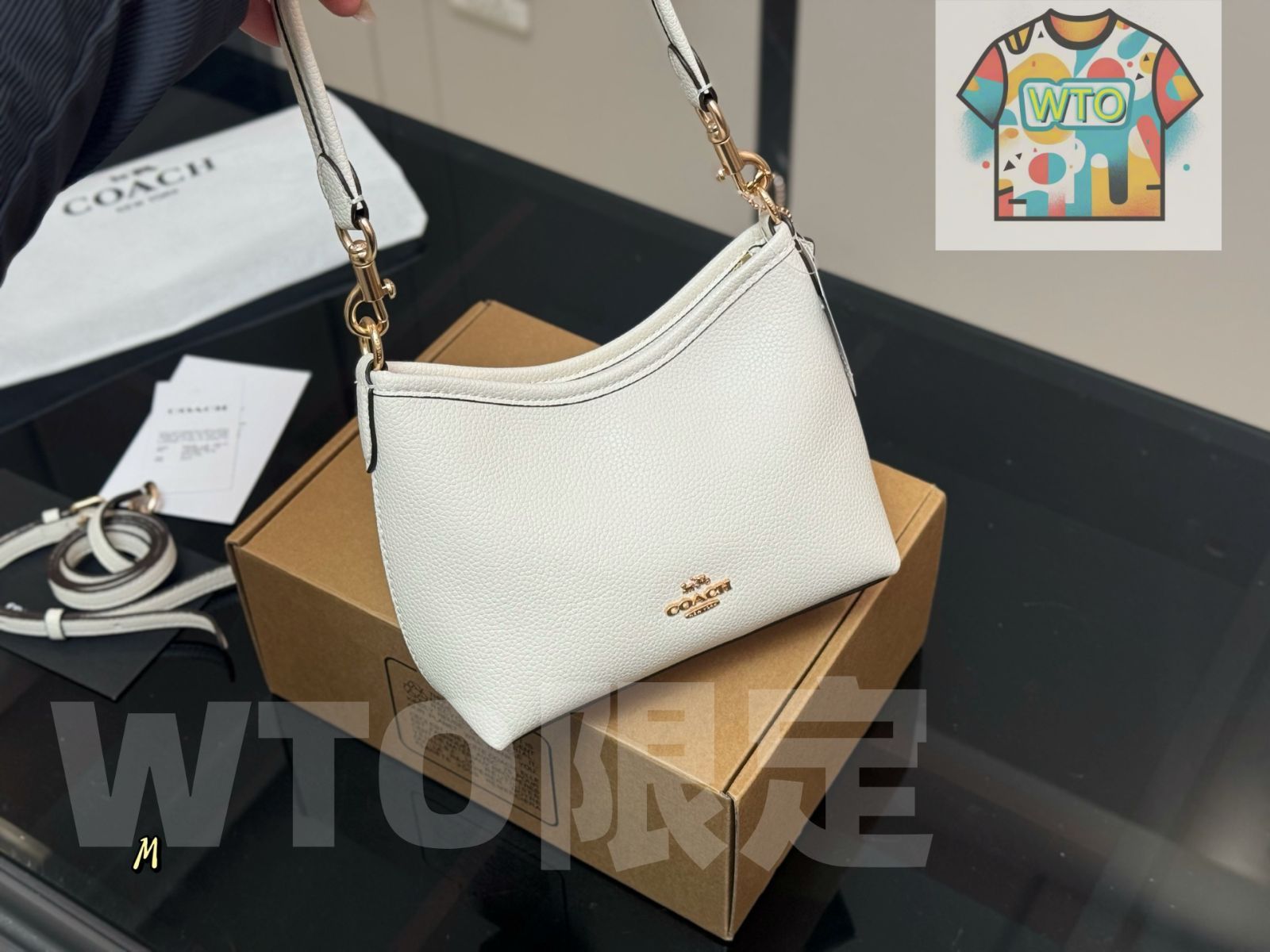 今日 COACH mini Laurel Shoulder Bag 19×14cm クーチ ミニ ローレル ショルダーバッグ 19×14cm -WT0輸入