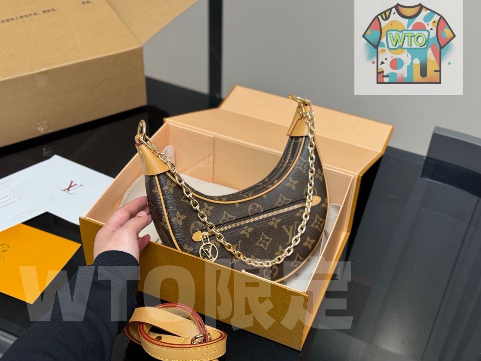 今日 Lv Vintage Moon Bag ヴィンテージ ムーンバッグ-WT0輸入