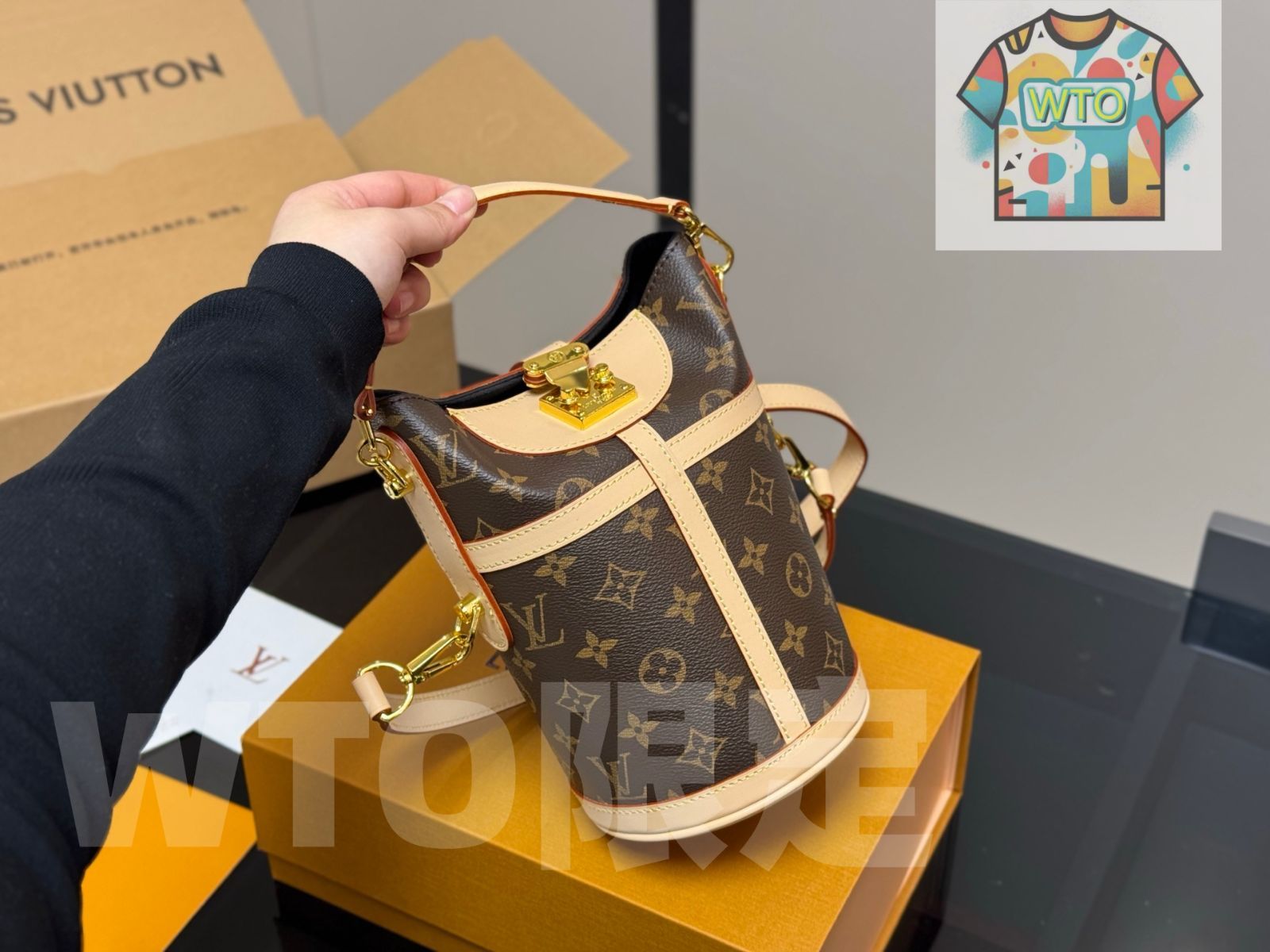 今日 LV Duffle French Fries Bag ダッフル フレンチフライ バッグ-WT0輸入