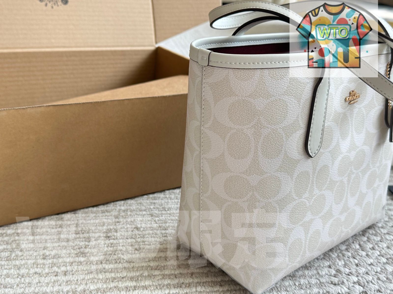 今日 Coach City Tote Small コーチ シティ トート スモール-WT0輸入