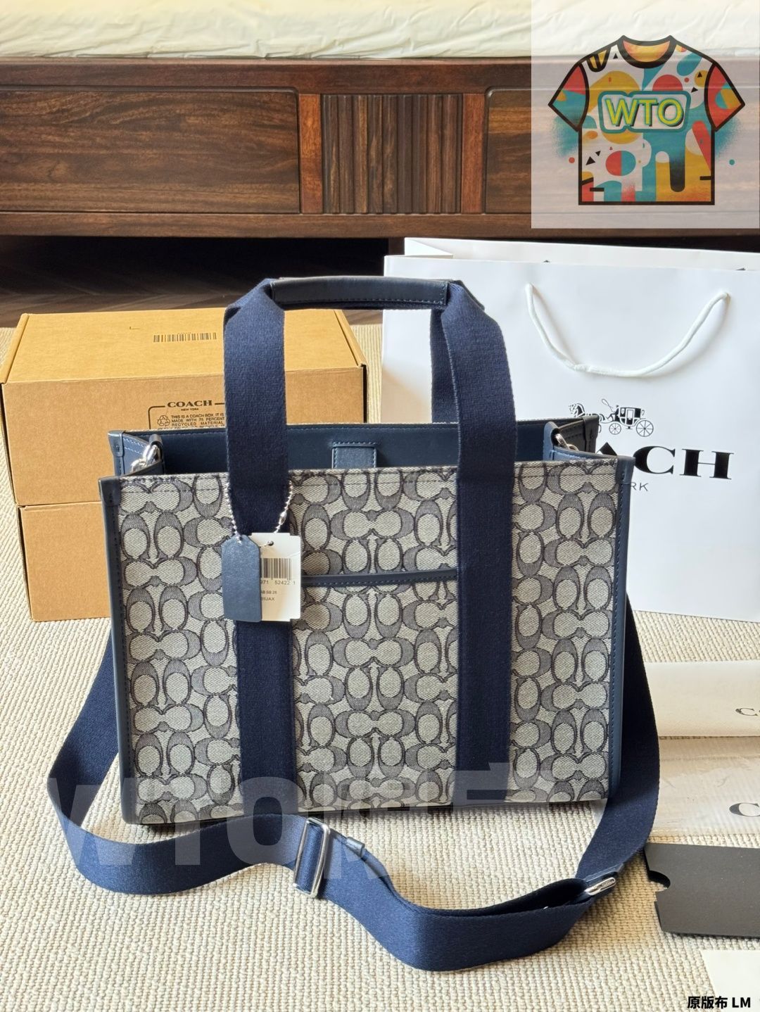 今日 COACH Smith Tote Bag クーチ スミス トートバッグ -WT 0輸入