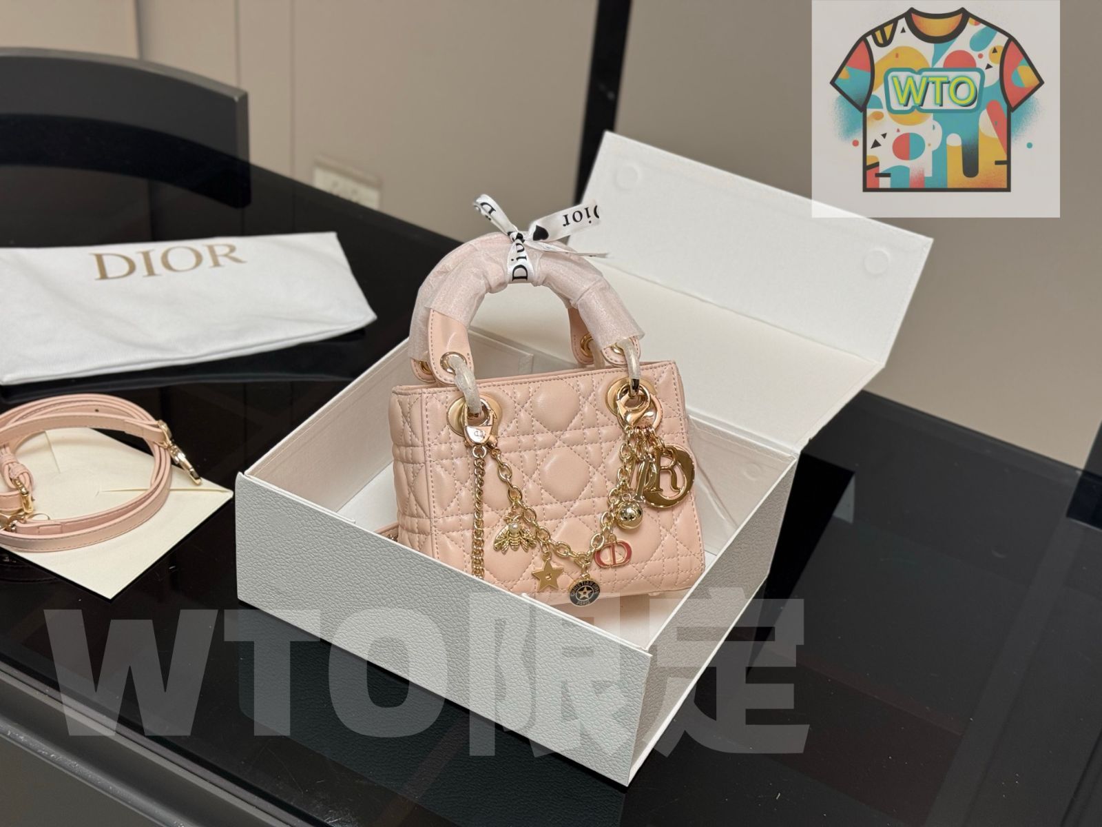 今日 DIOR Lady Dior ライディオール 羊皮バージョン-WT0輸入