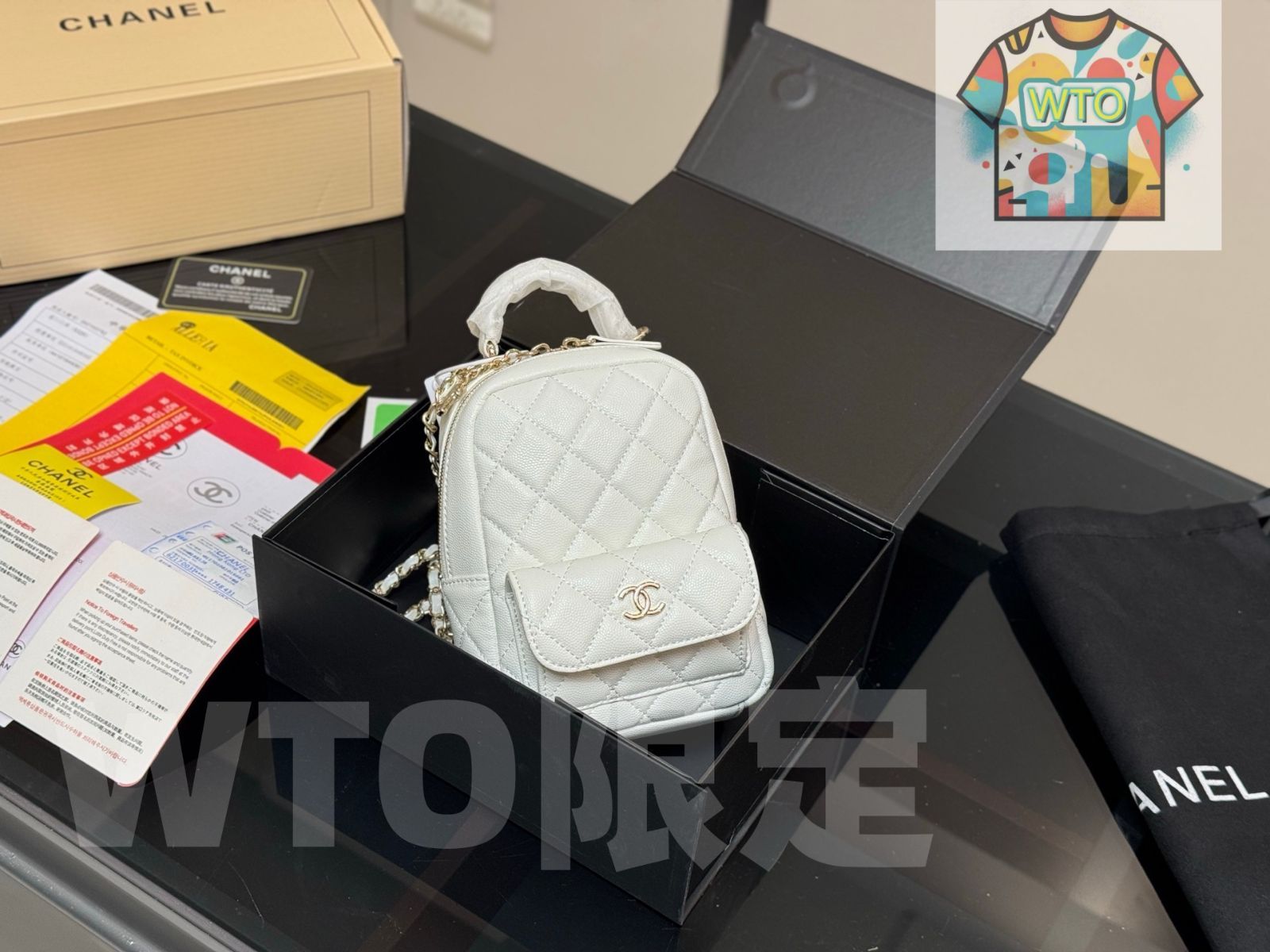 今日 Chanel 24C ダブルショルダーバッグ ミニデザイン-WT0輸入