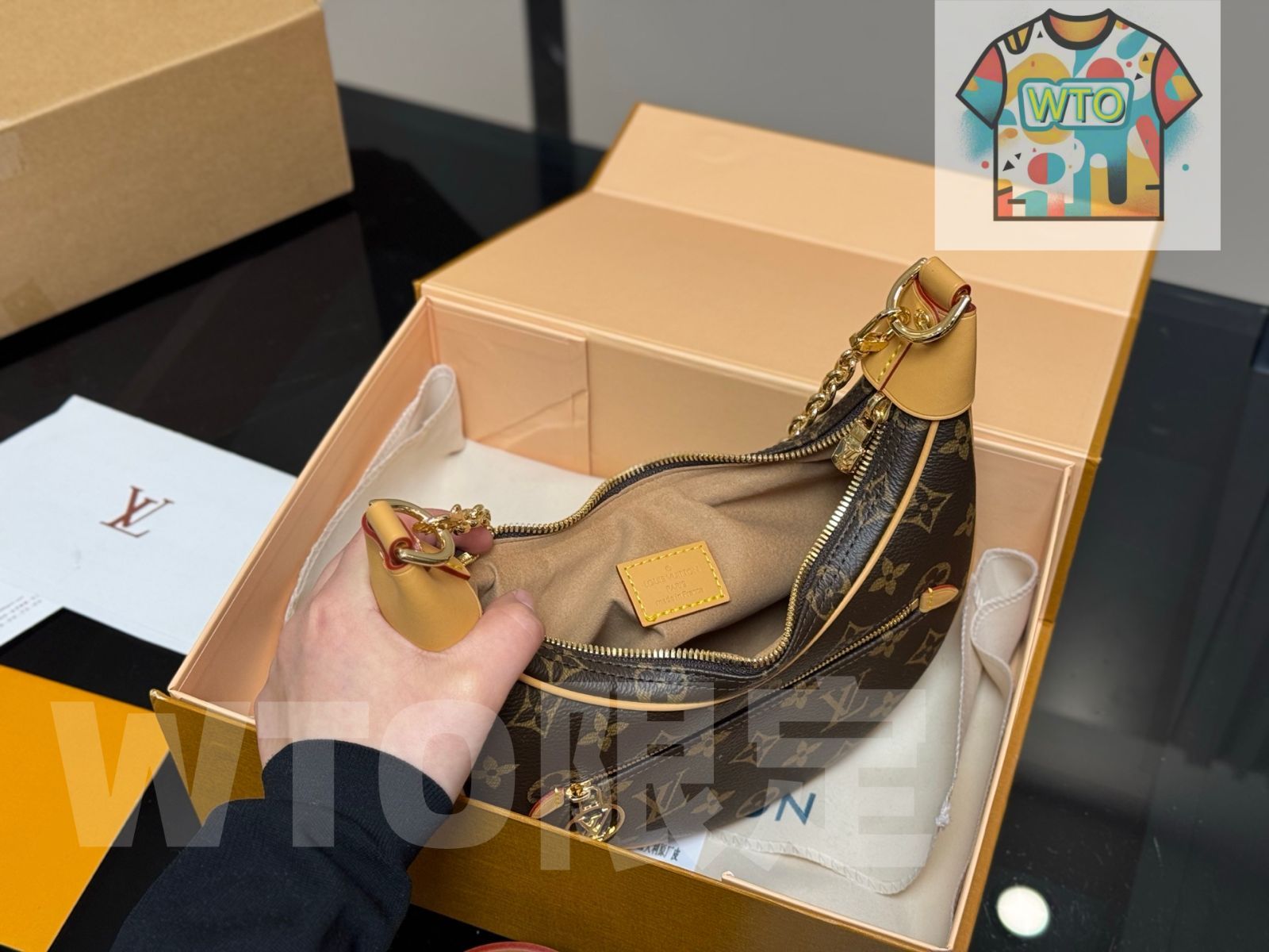  今日 Lv Vintage Moon Bag ヴィンテージ ムーンバッグ-WT 0輸入 トートバッグ バッグ