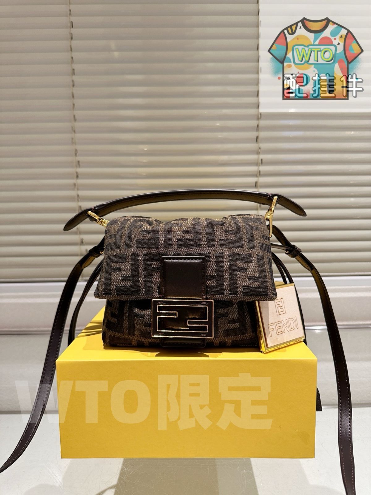 今日 Fendi New Baguette Bag フェンディ ニュー バゲット バッグ -WT0輸入