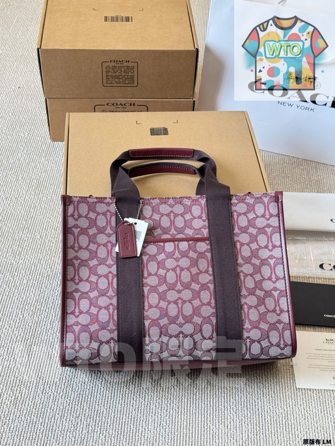  今日 COACH Smith Tote Bag クーチ スミス トートバッグ -WT 0輸入 トートバッグ バッグ