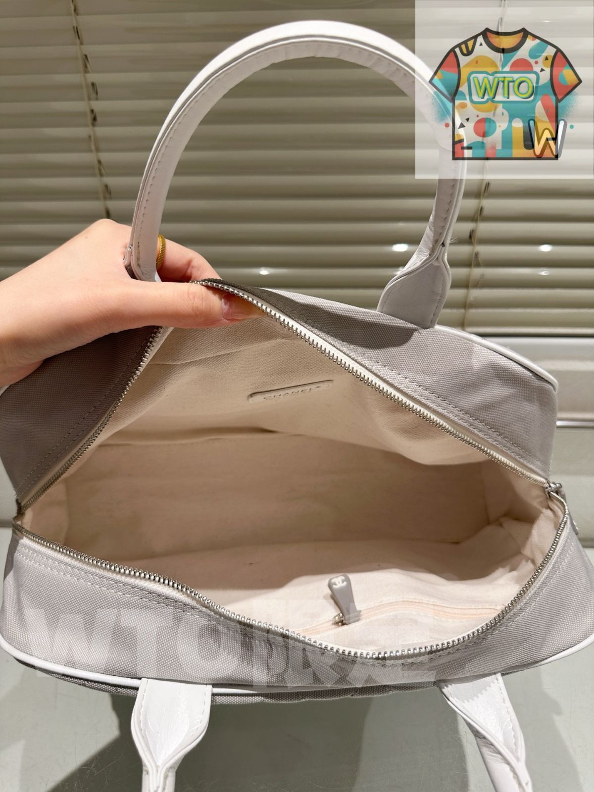  今日 Vintage CHANEL Bowling Shoulder Bag ヴィンテージ シャネル ボウリング ショルダーバッグ-WT 0輸入 トートバッグ バッグ