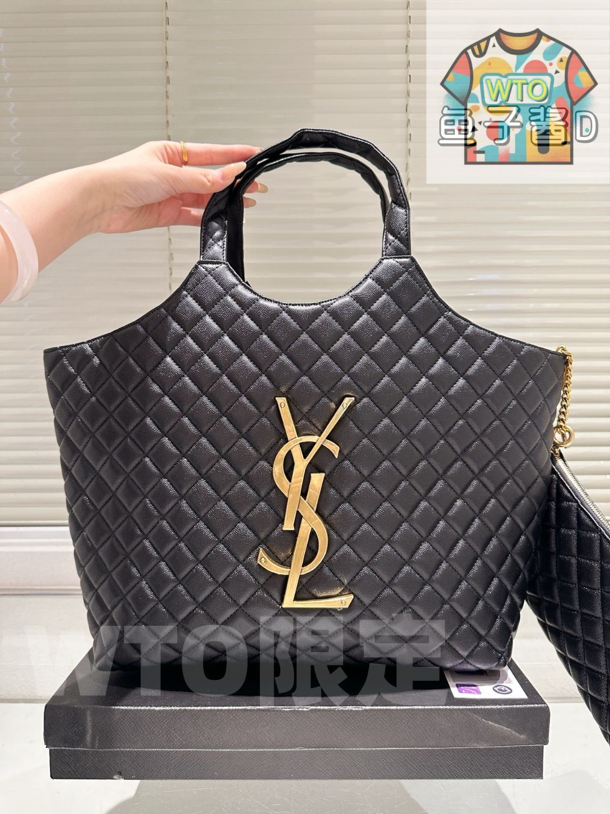 キルテッド ショッパーバッグ