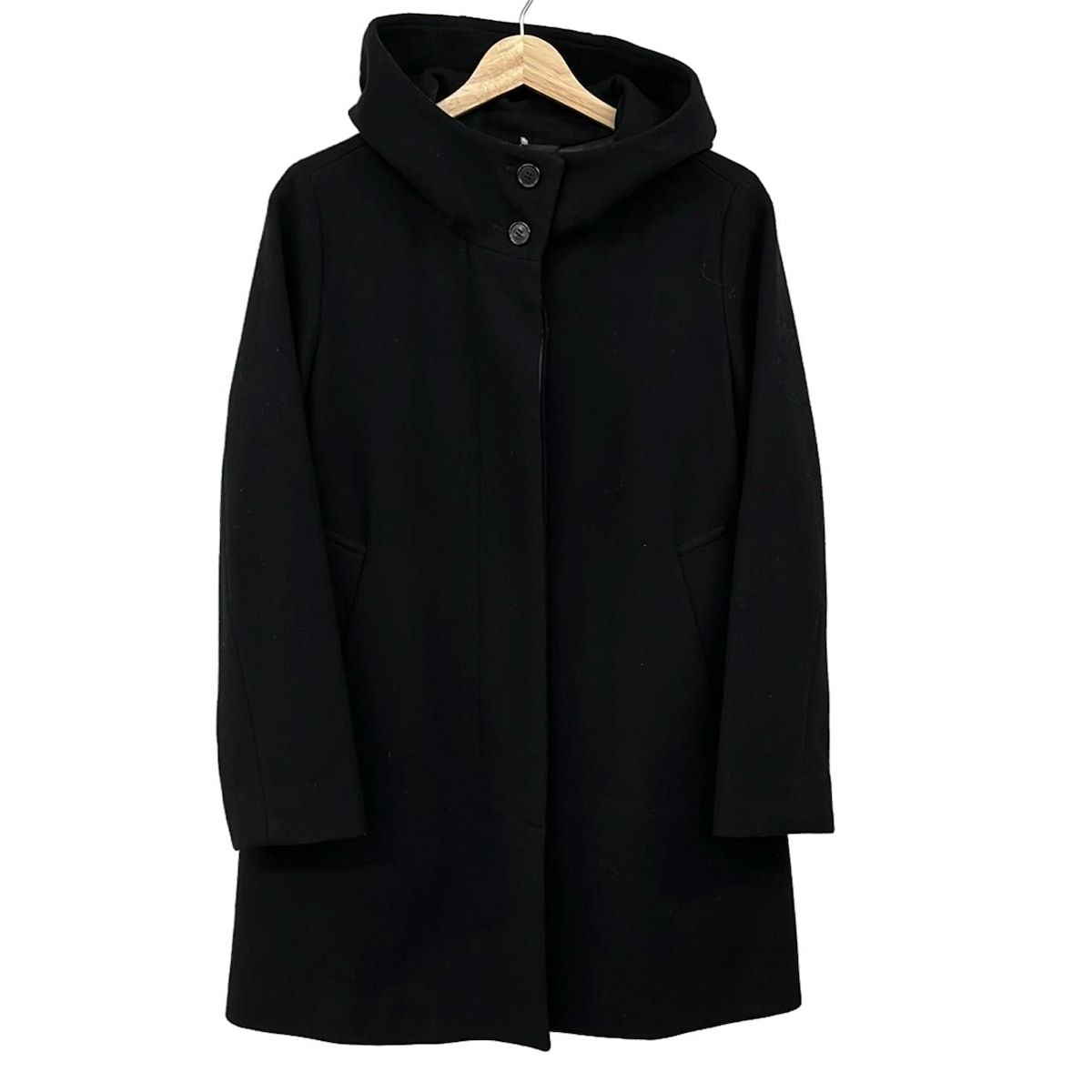 MACKINTOSH LONDON 黒 ロングコート サイズ38 MACKINTOSH LONDON(マッキントッシュロンドン) コート サイズ38 M