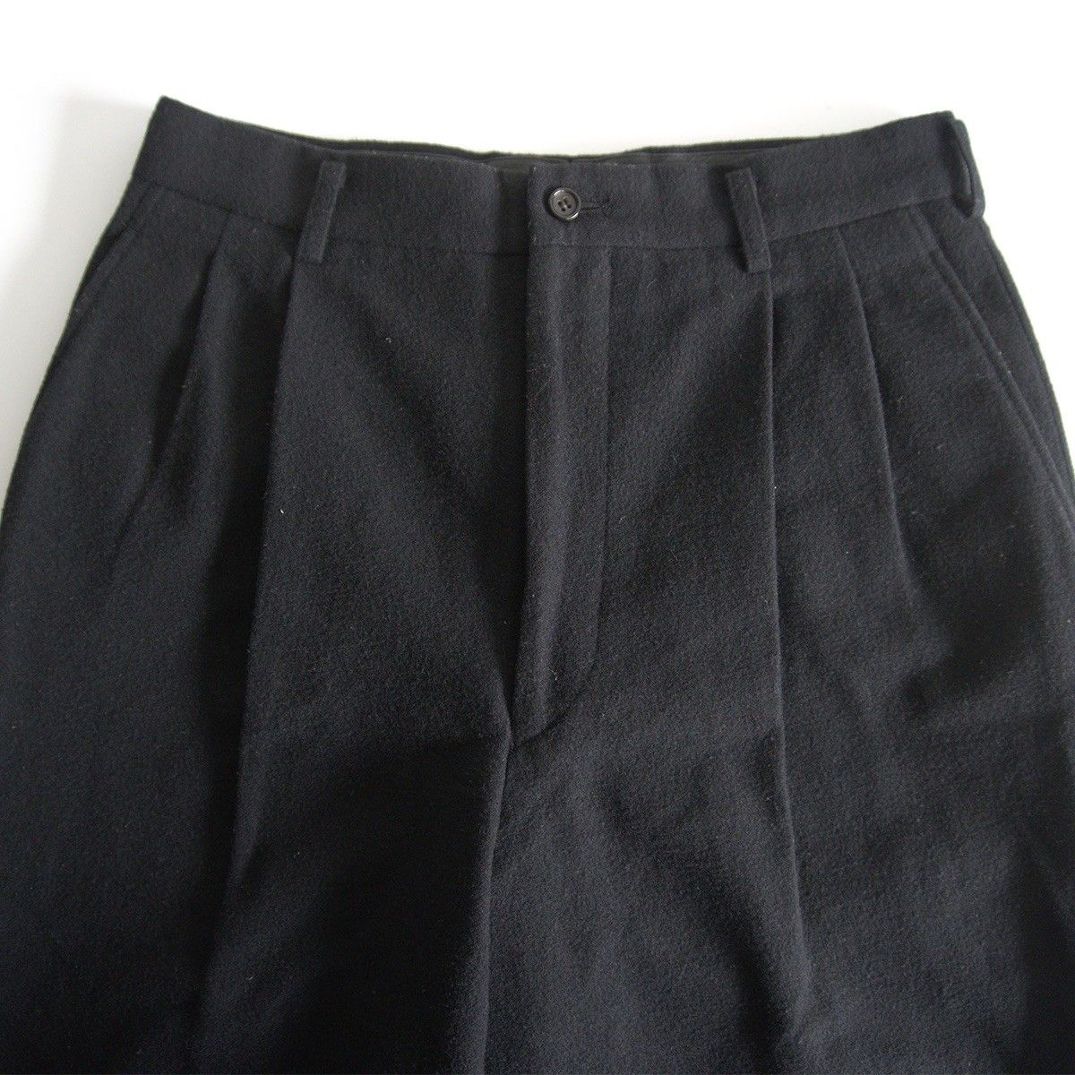 90s COMME des GARCONS ２タックスラックス S 黒 ウール 90s COMME des GARCONS 2タックスラックス S 黒 ウール 90s COMME des