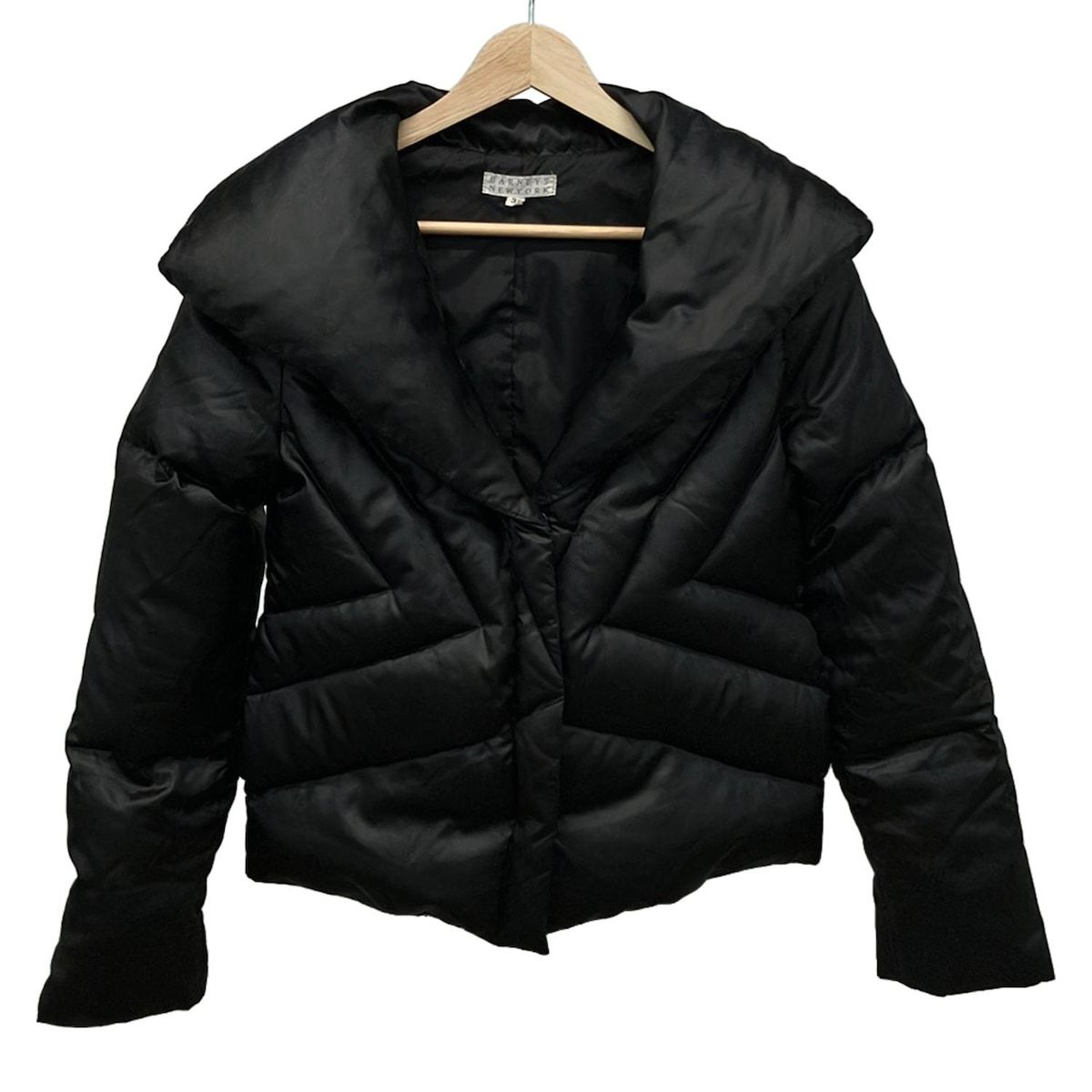 BARNEYS NEW YORK ブラックダウンジャケット 38 BARNEYSNEWYORK