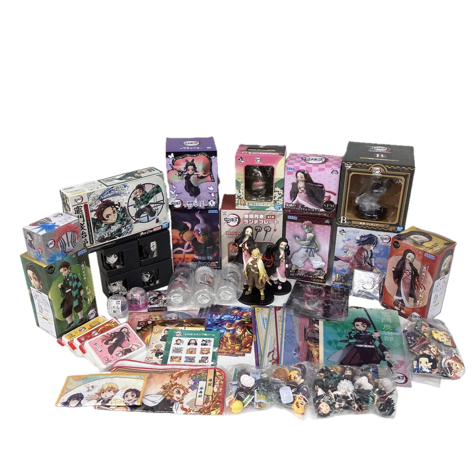 鬼滅の刃 グッズ フィギュア クリアファイル ラバーストラップ 他 S10574213