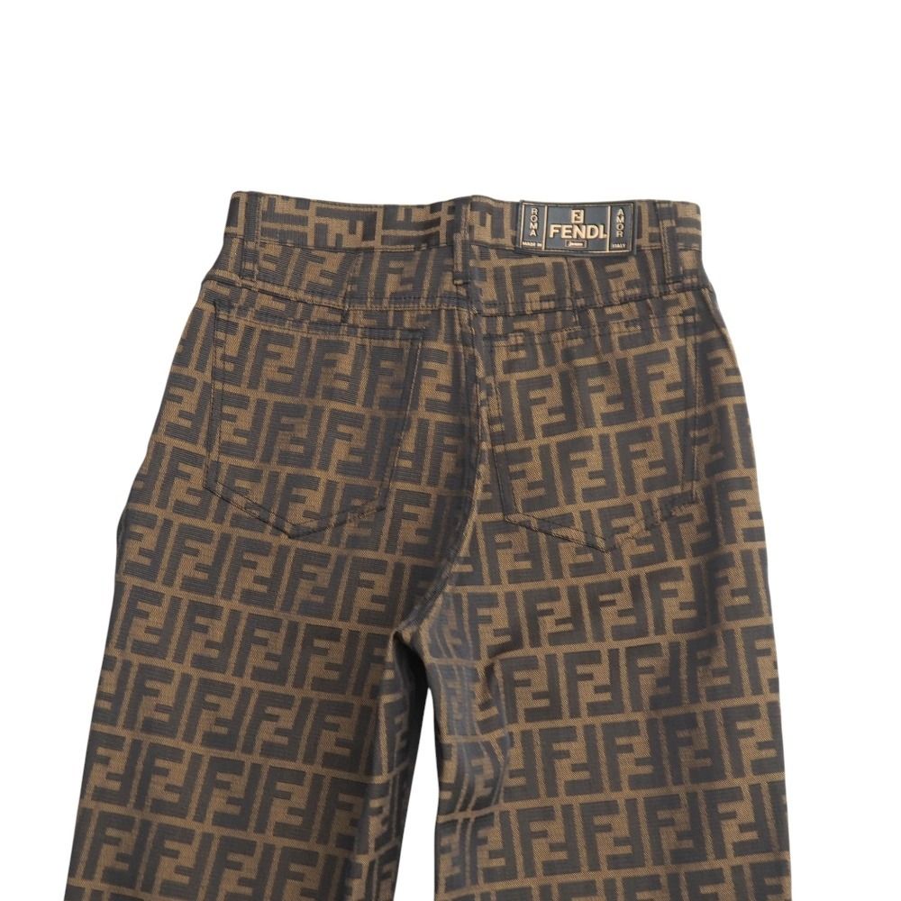 □美品□FENDI フェンディ ヴィンテージ パンツ サイズ42 ズッカ柄 FF