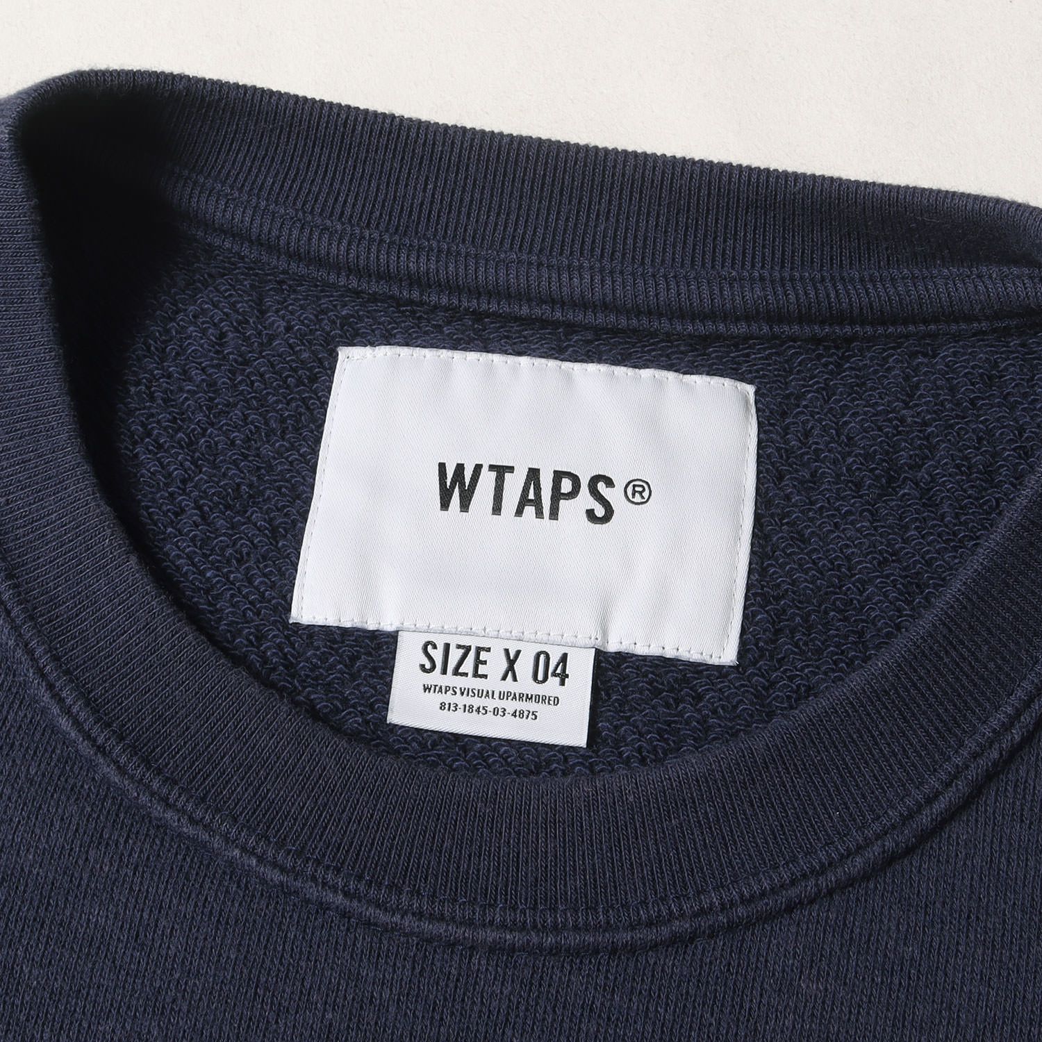 WTAPS ダブルタップス スウェット ネイビー 紺 サイズ:XL | 22SS