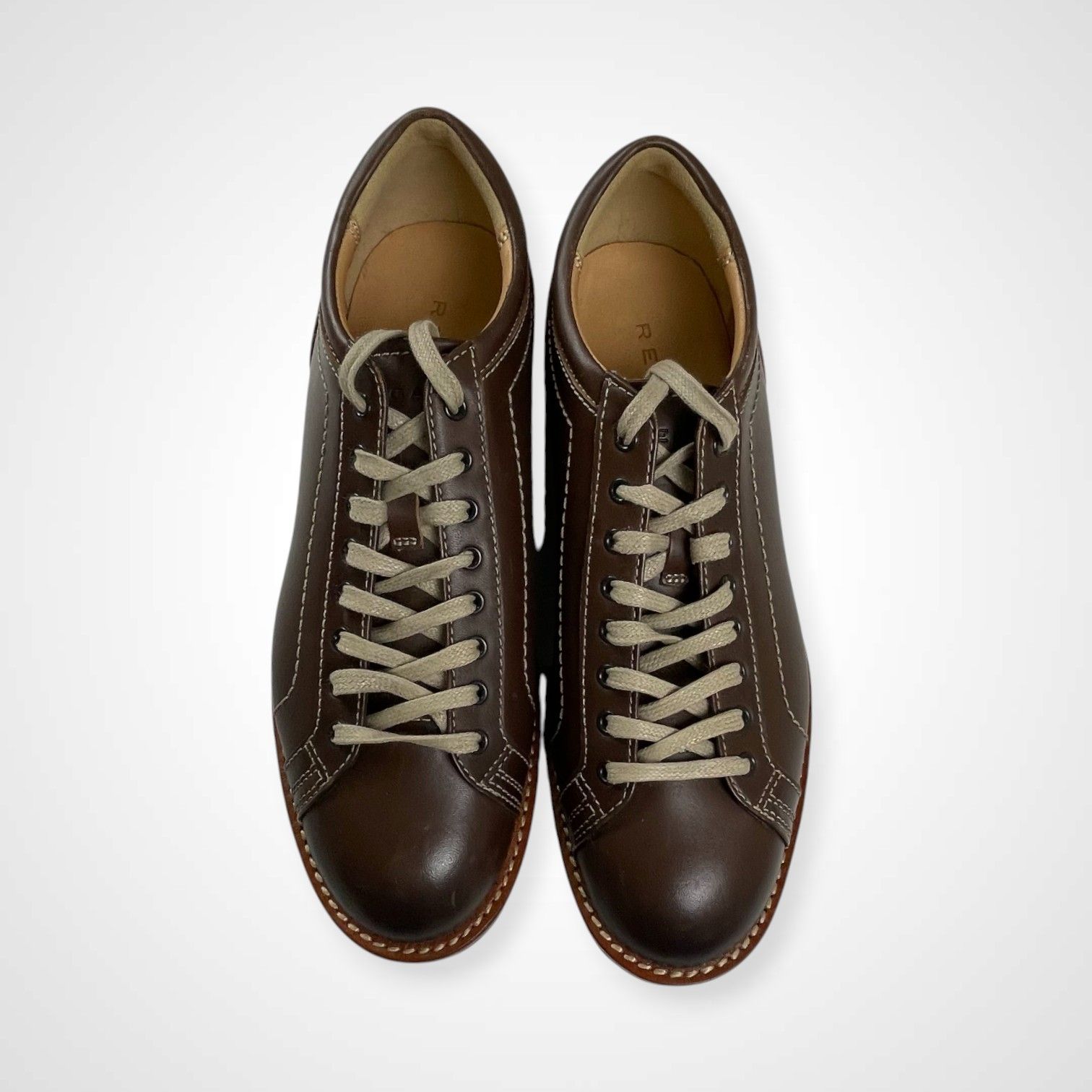 REGAL リーガル レザー レースアップスニーカー 60EL ブラウン SIZE 23.5