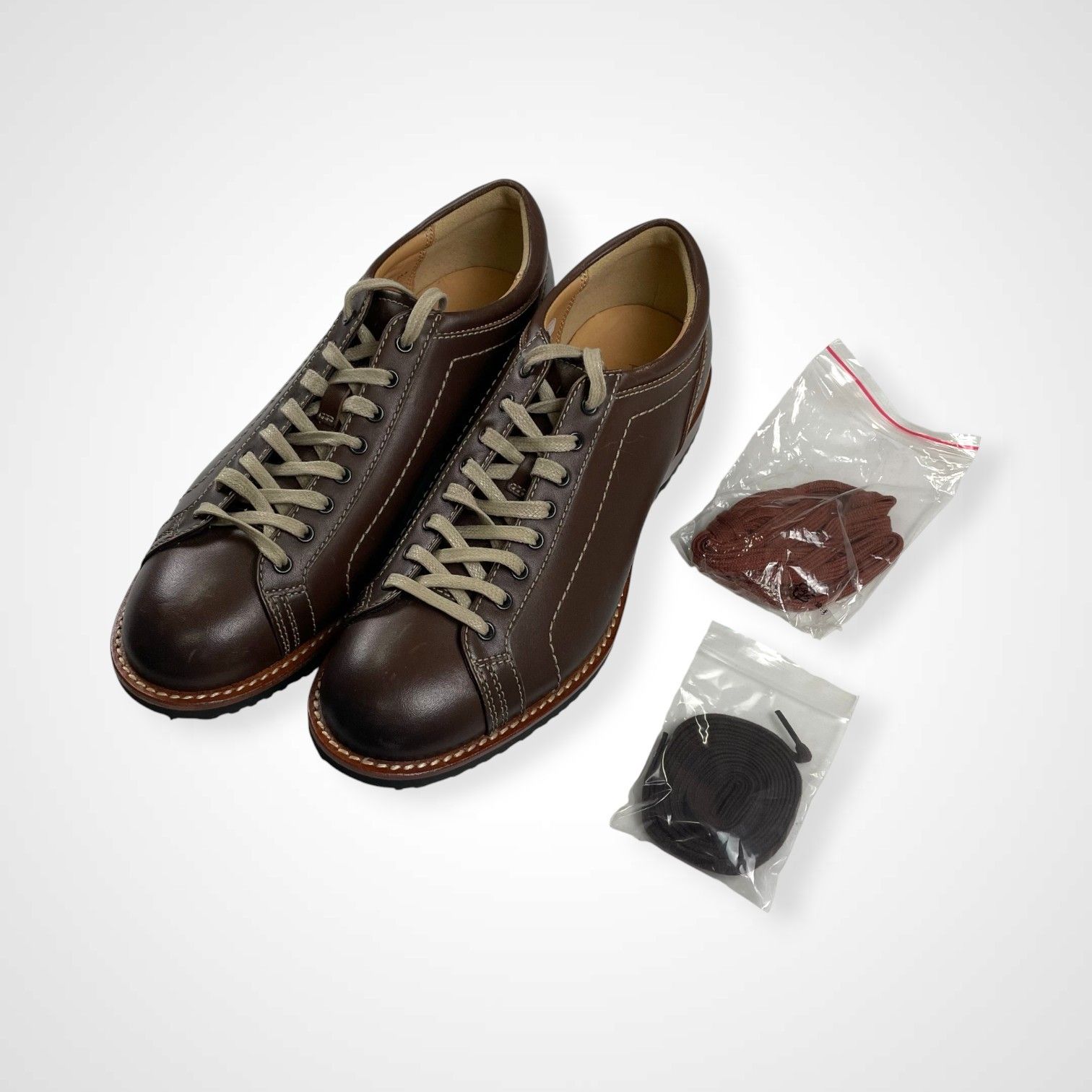 REGAL リーガル レザー レースアップスニーカー 60 EL ブラウン SIZE 23 5