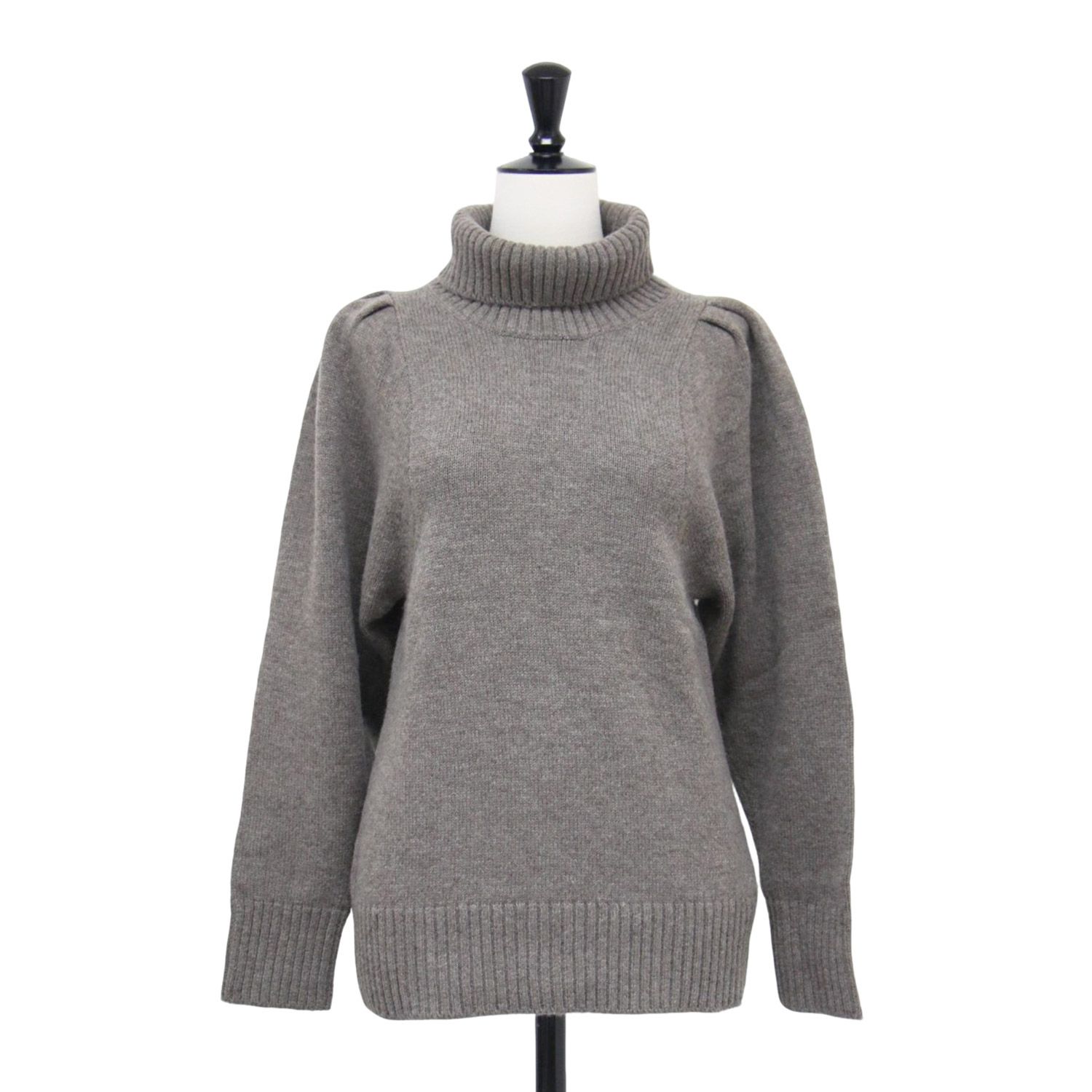 JANE SMITH ジェーンスミス Plage 別注 ニット ブラウン サイズ:FREE | 21秋冬 パフスリーブ ハイネック ニット | プルオーバー 長袖 タートルネック ウール | 日本製 | トップス セーター【レディース】【中古】【K4634】 JANE SMITH ジェーンスミス Plage 別注 ニット ブラウン サイズ:FREE