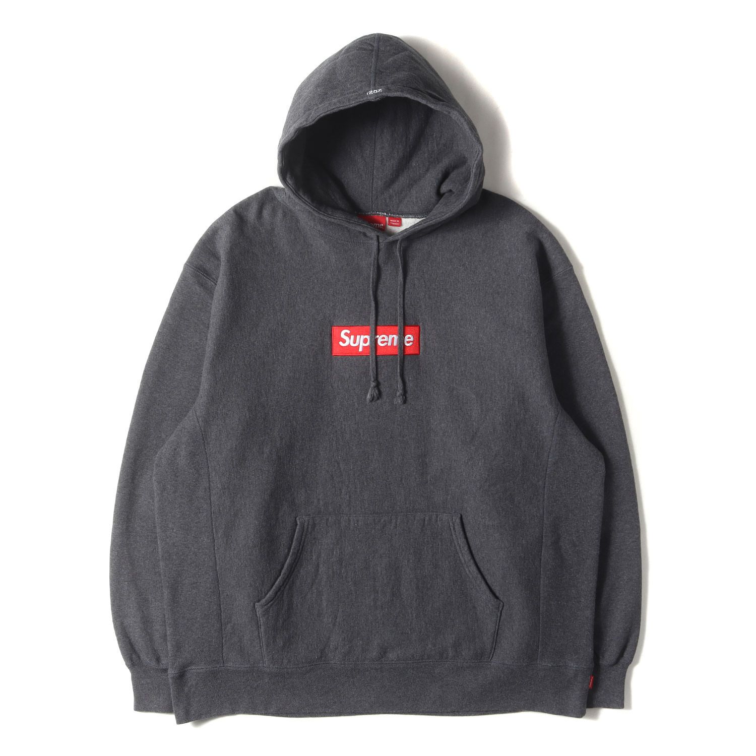 Supreme 2022 ss XXL スウェットパーカー ブラック／グレー Supreme 2022 ss XXL スウェットパーカー ブラック／グレー