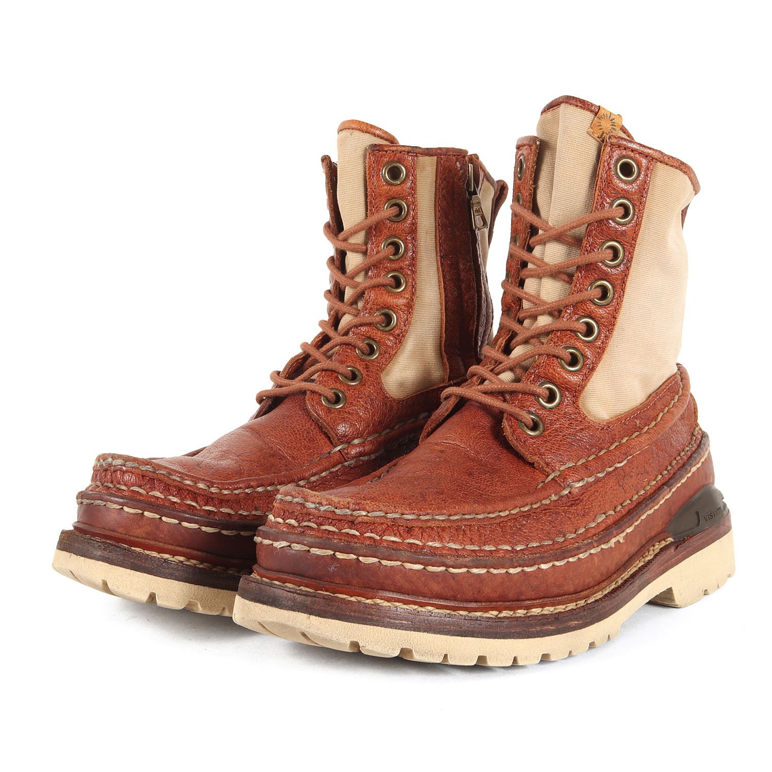 visvim ビズビム サイズ US9 27.0cm F.I.L GRIZZLY BOOTS MID-FOLK アンテロープレザー グリズリー ブーツ ブラウン ブランド シューズ メンズ