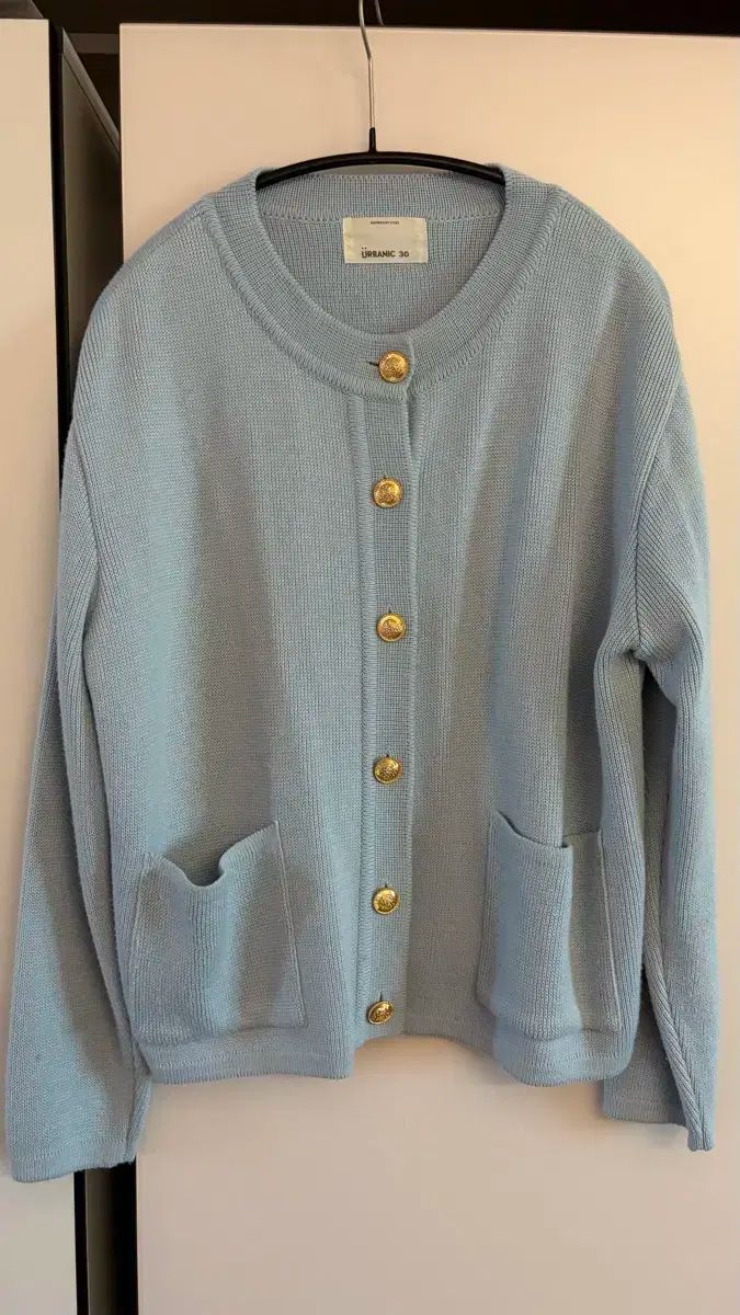 Urbanic30 アーバニック30 L エル ブルー カーディガン