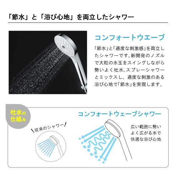 TOTO TBV03424J1 台付サーモスタット混合水栓 コンフォートウエーブクリック 調圧弁 スパウト300mm