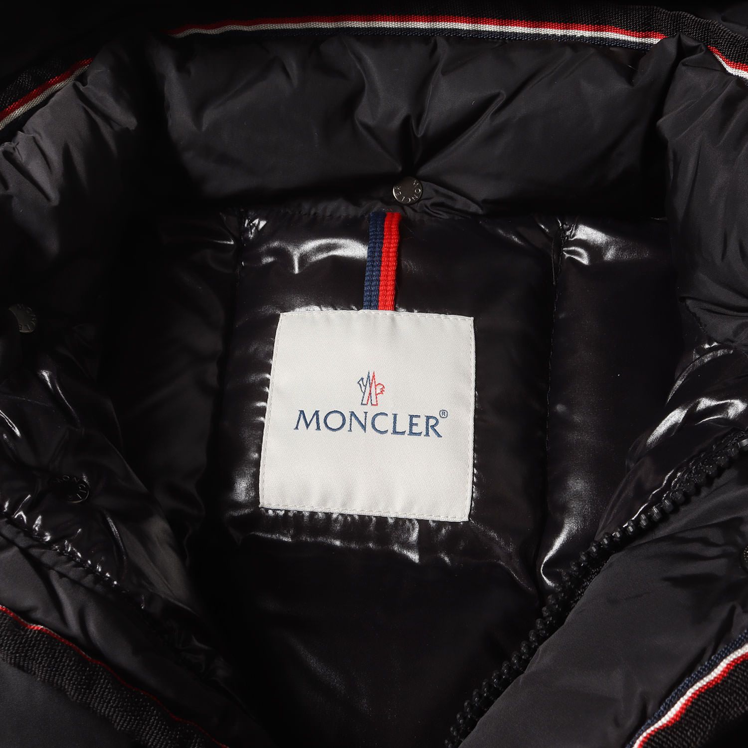 MONCLER モンクレール ベスト ブラック 黒 サイズ:2 | フード付き