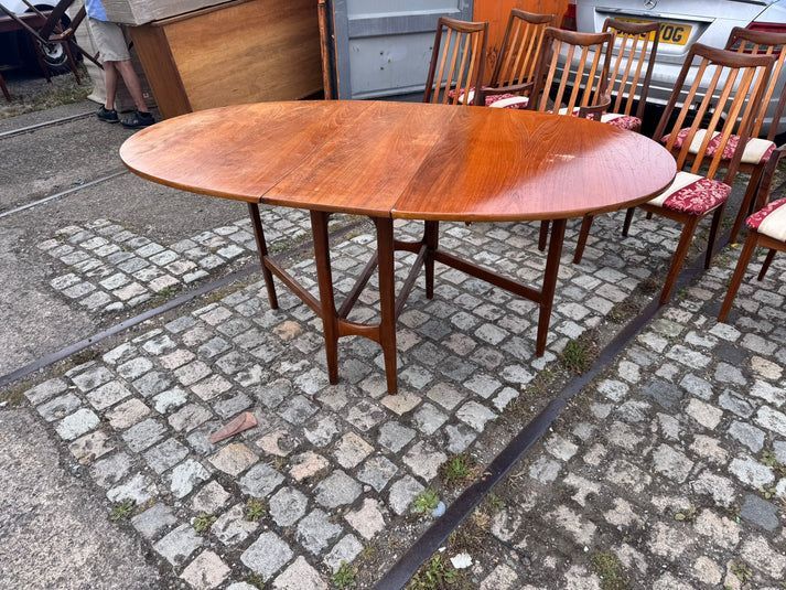 ゲートレッグテーブル チーク ヴィンテージ イギリス ダイニング