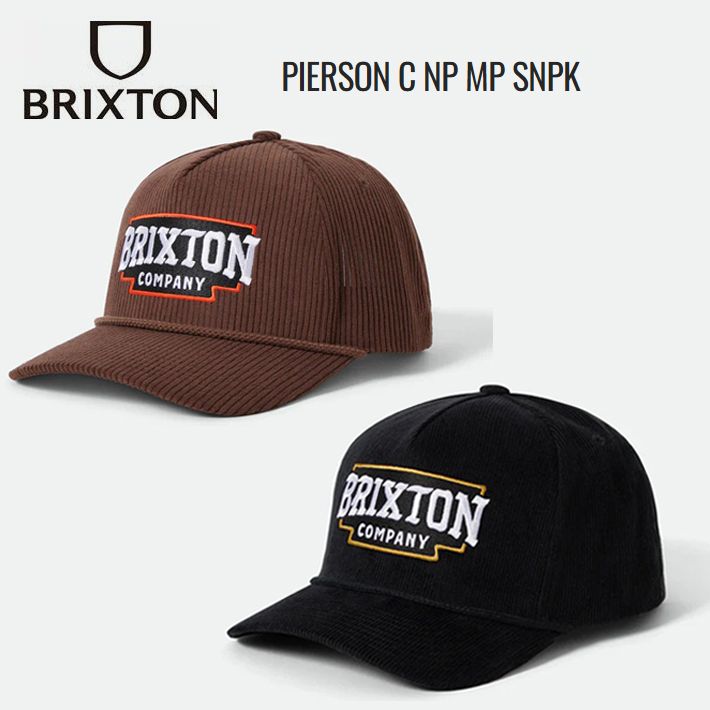 BRIXTON ブリクストン キャップ PIERSON C NP MP SNPK スナップバック キャップ CAP スケボー アメ車 バイカー ストリート サーフィン