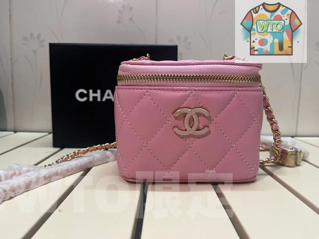 chanle 小型高見えの化粧ポーチ| |