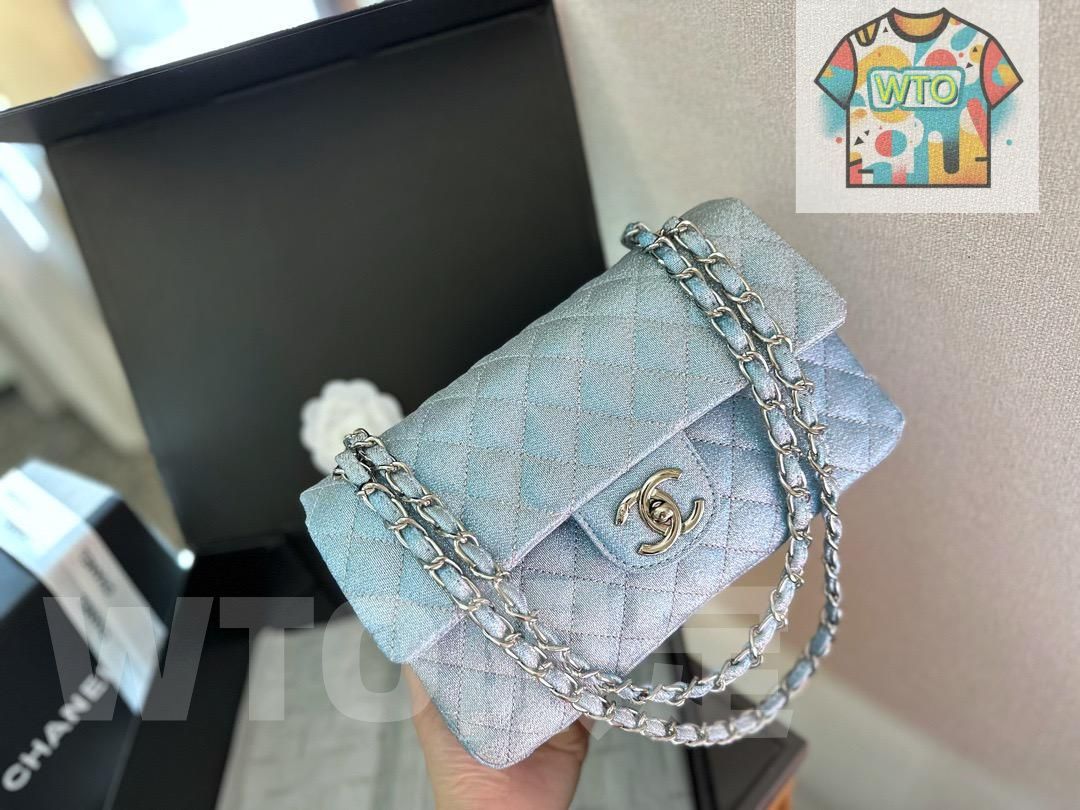 CHANELシャネル パールグロス ブルー チェーンバッグです｜ ｜