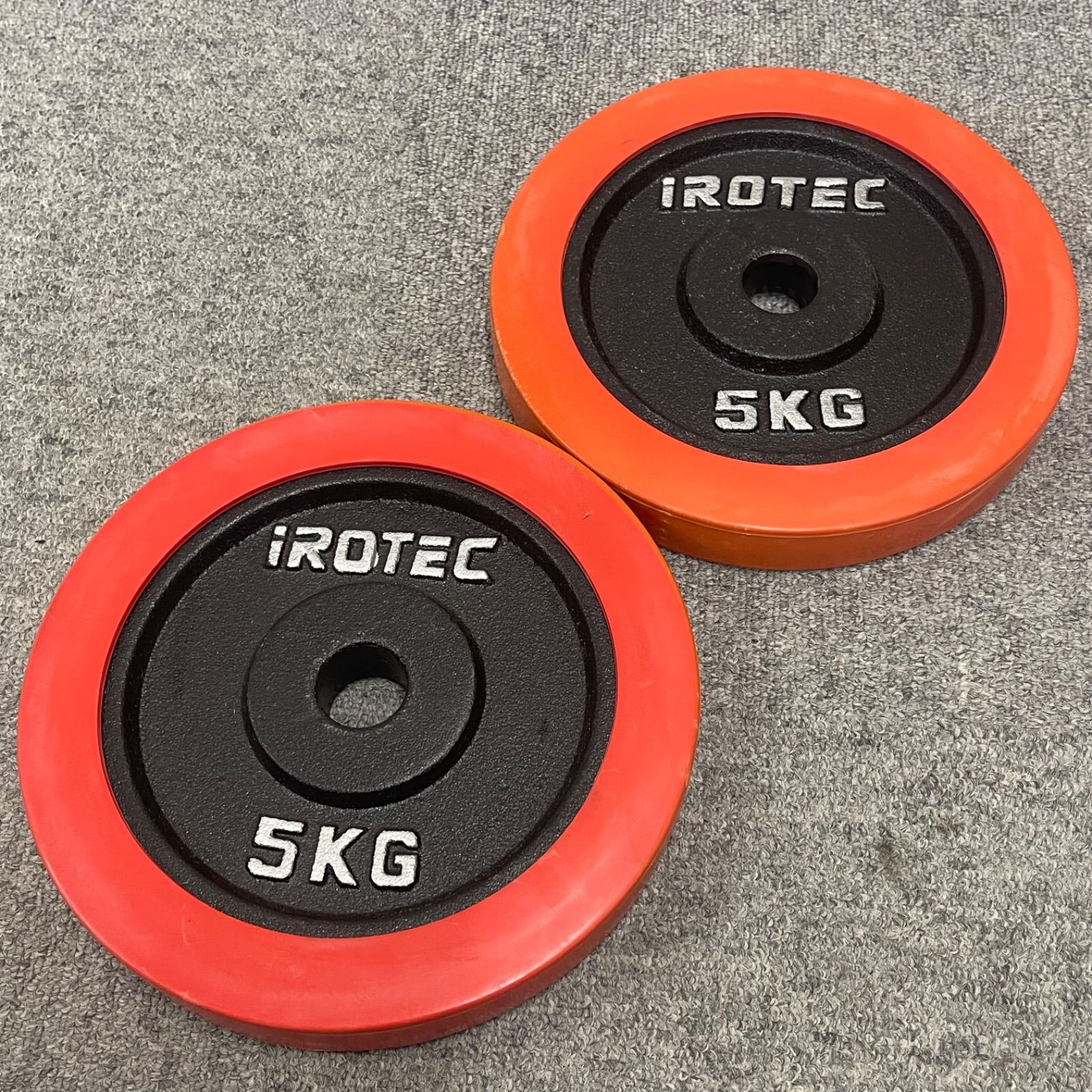iROTEC アイロテック ダンベルプレート 10Kg×2 穴径28mm 計20Kg 筋トレ