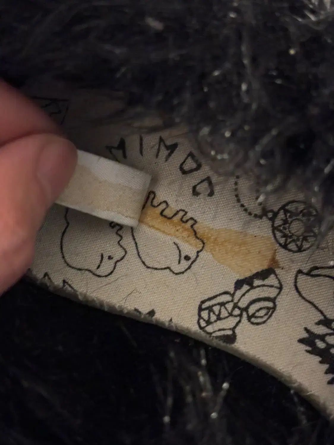  Amimoc ニット ファー フラットシューズ フラットシューズ バレエシューズ パンプス