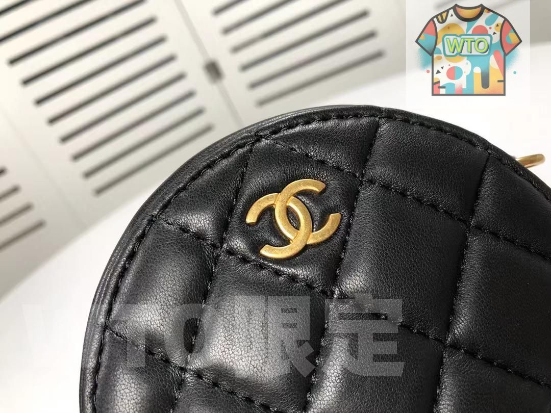 CHANEL チェーンショルダー バッグ マトラッセ 丸型 チェーンバッグ｜ ｜