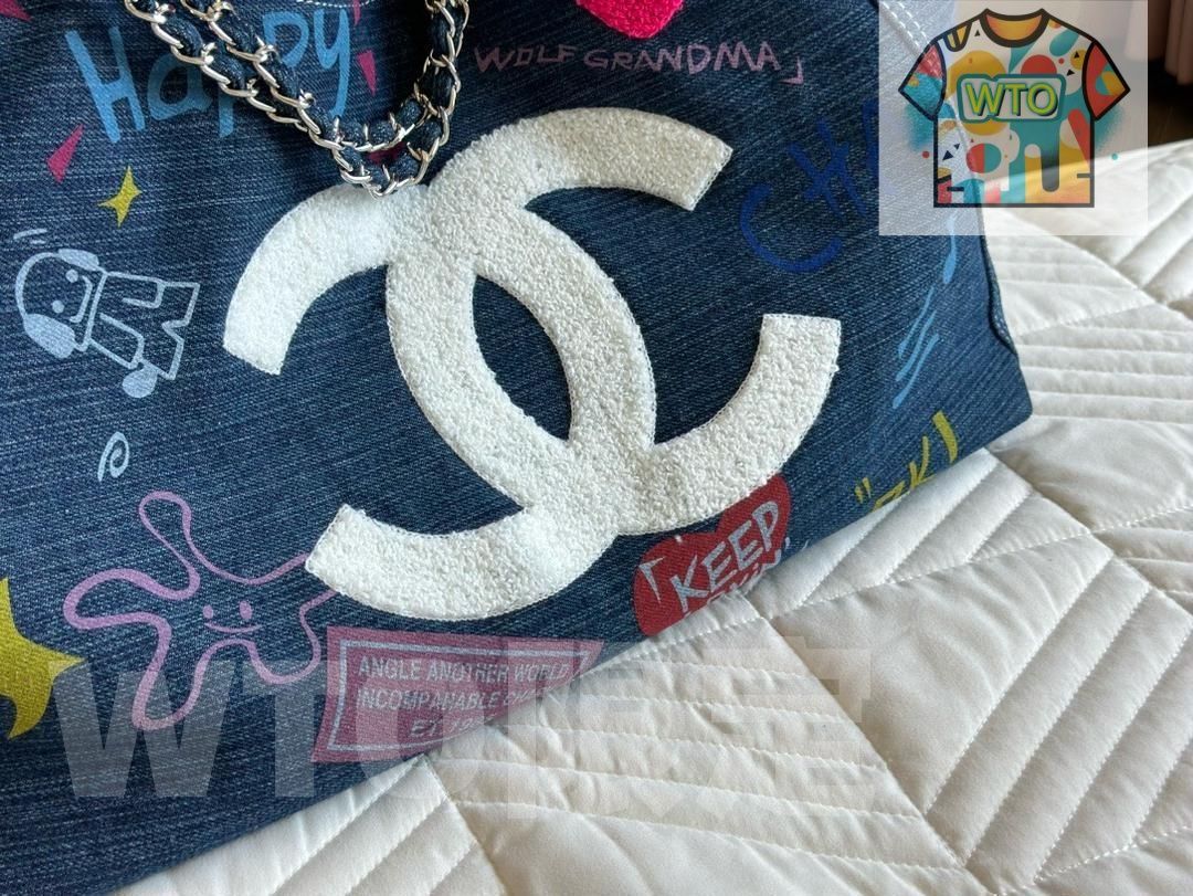 CHANELシャネルのスター同款デニム大サイズショルダーバッグ｜ ｜
