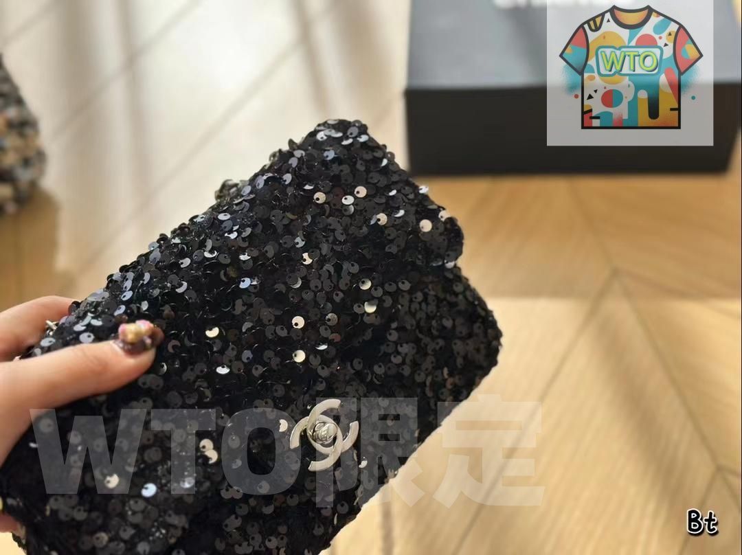 chanle スパンコールバッグ ショルダーバッグ クラシックなデザイン| |