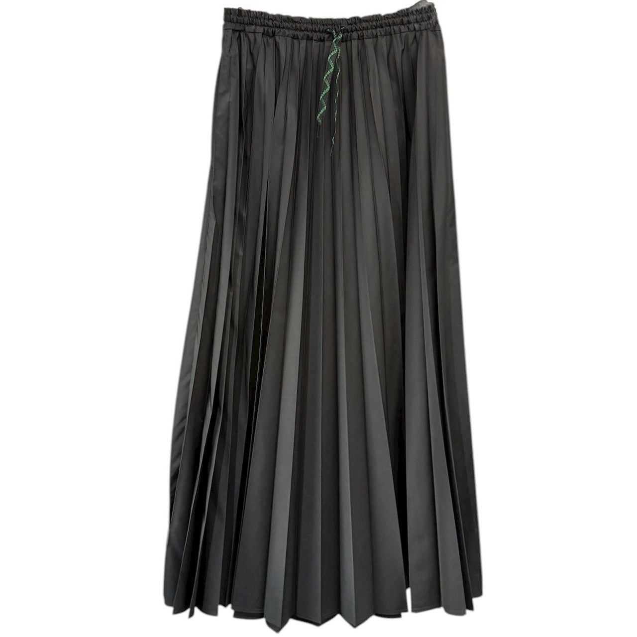 nagonstans ナゴンスタンス 22SS water proof wide プリーツスカート 470FS231-1710 M ブラック 15014