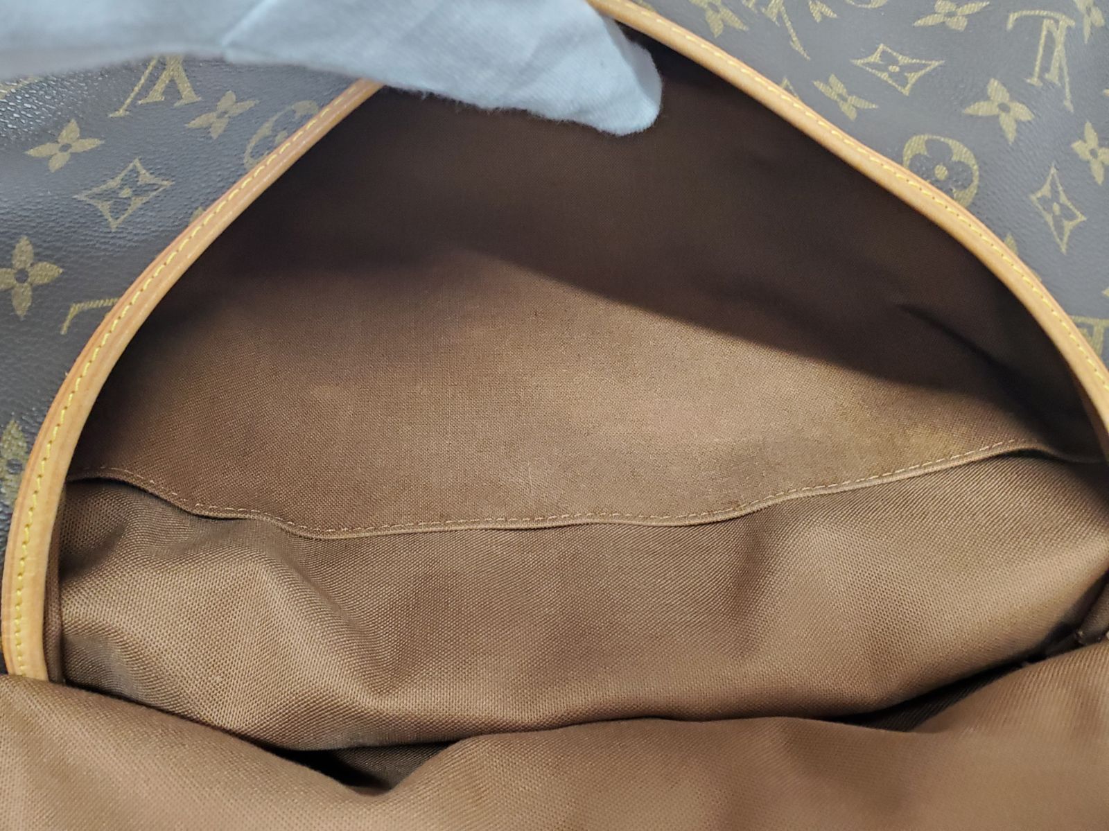 D2953◇美品【ルイヴィトン】ソミュール35 モノグラム ショルダー