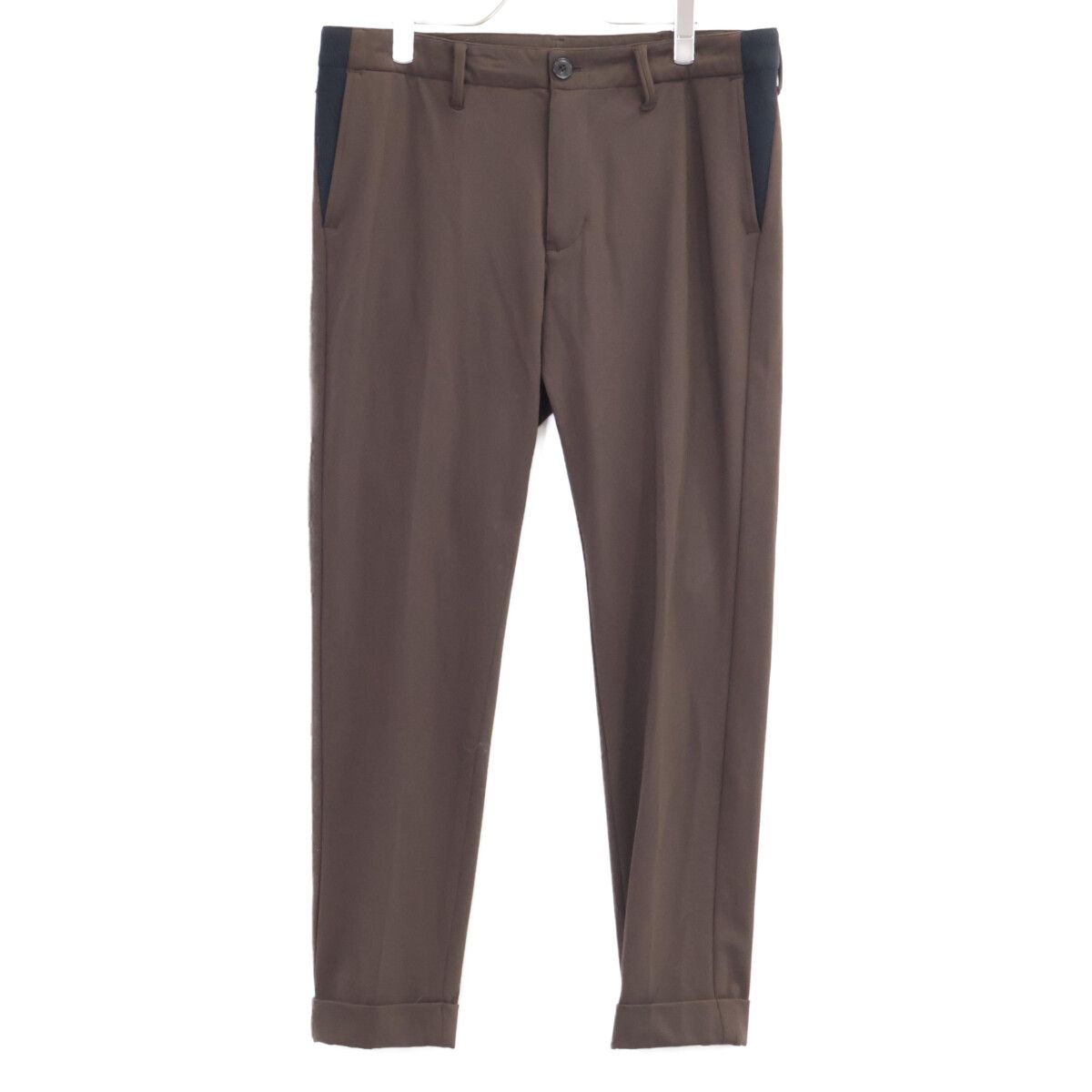  1 piu uguale 3 ウノピゥウノウグァーレトレ ﾌﾞﾗｳﾝ RIB W JKT TAPERED SLACKS ｾｯﾄｱｯﾌﾟ V その他 メンズ