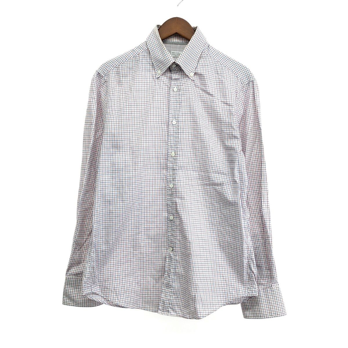BRUNELLO CUCINELLI ブルネロクチネリ ボタンダウンチェックシャツ