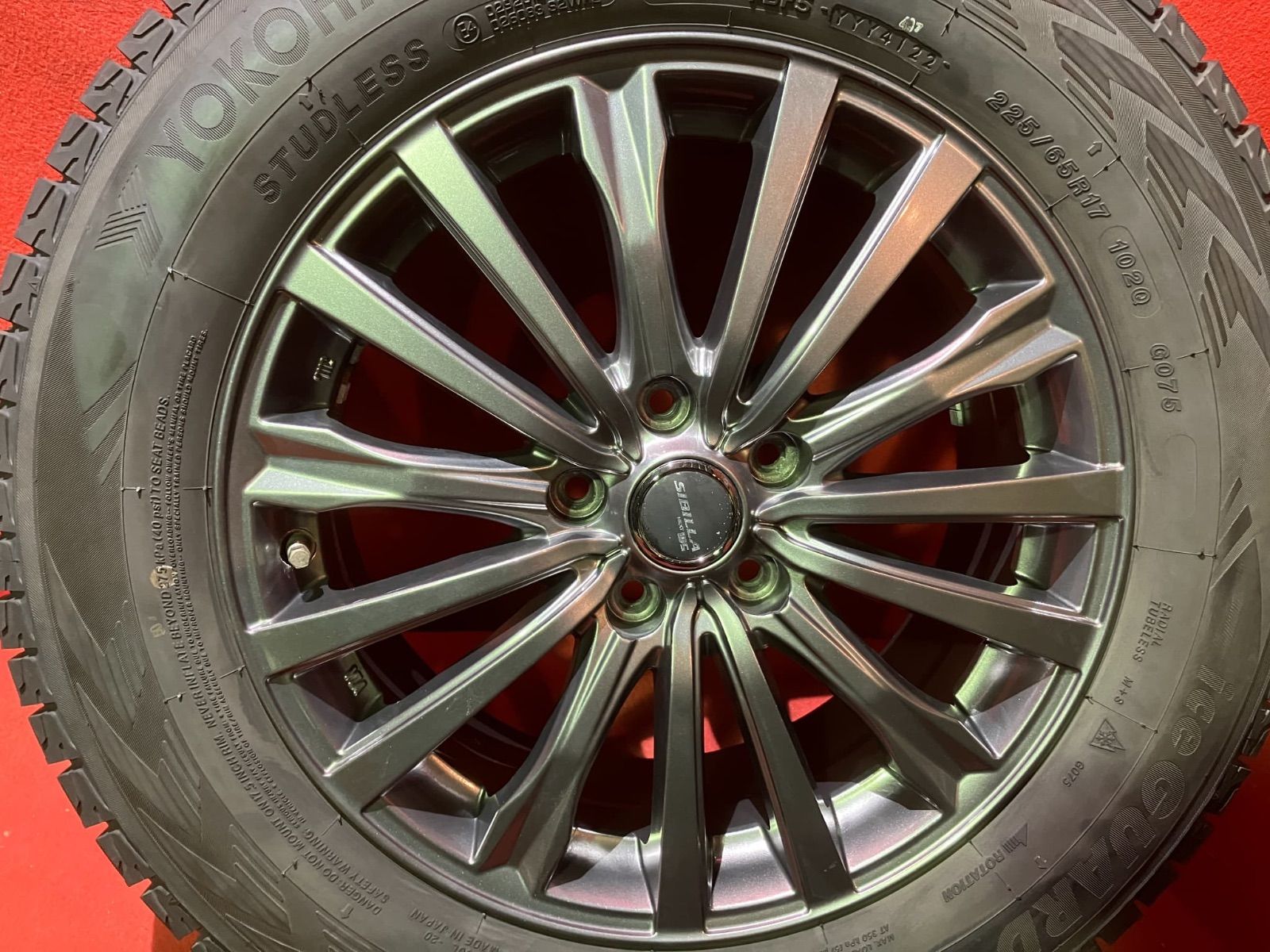 スタッドレスタイヤホイールセット