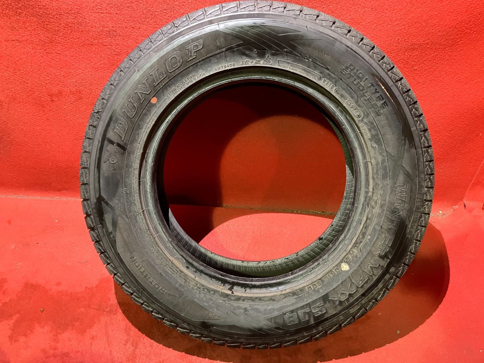  スタッドレスタイヤ 175 80 R 15 DUNLOP SJ 8 4本SET 15インチ スタッドレス