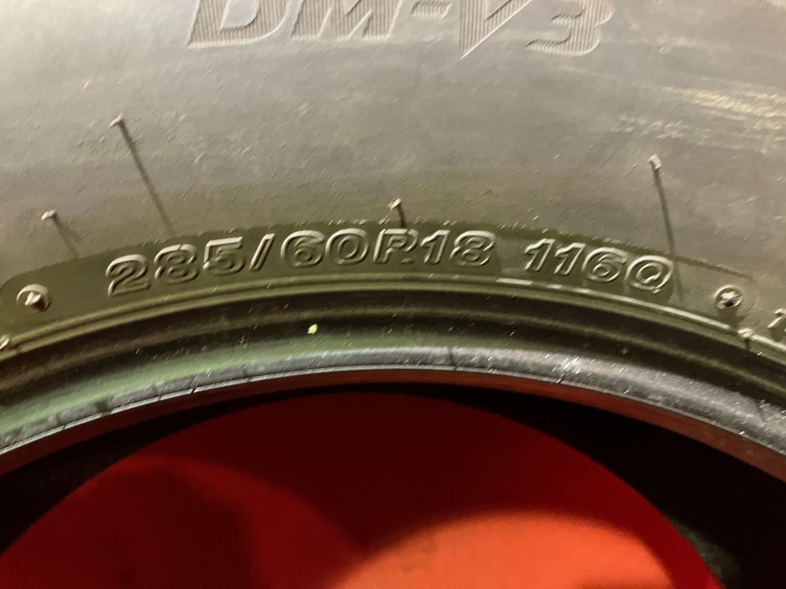  スタッドレスタイヤ 285 60 R 18 DM V 3 4本SET 18インチ スタッドレス