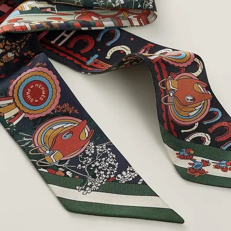  エルメス ポニー フィット ストップ ツイリー シルク レディース スカーフ 04 バンダナ スカーフ 小物