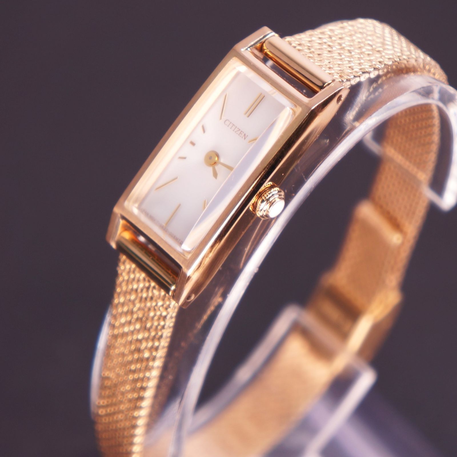 稼働品 citizen Kii COCOSHNIKコラボモデル 白文字盤