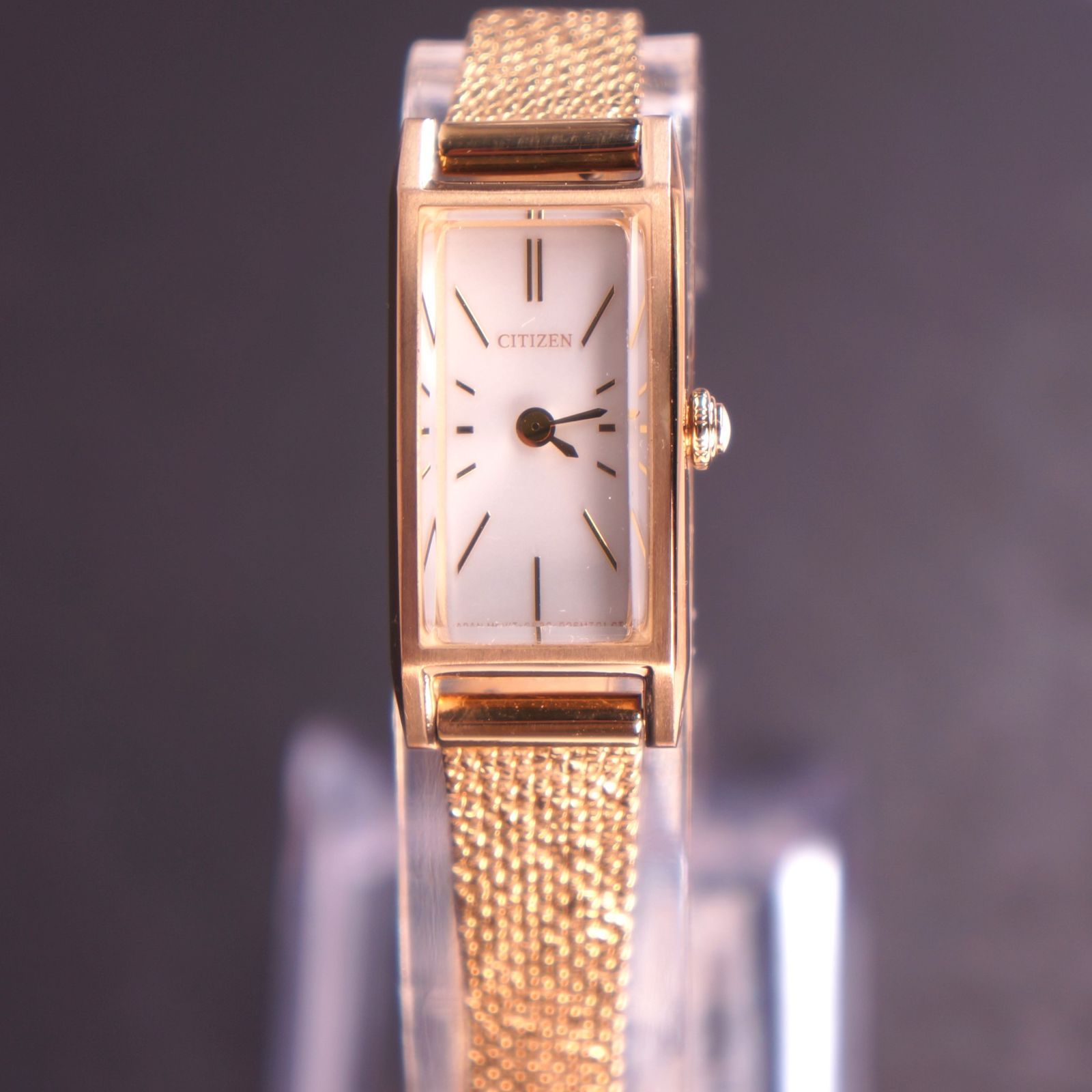 稼働品 citizen Kii COCOSHNIKコラボモデル 白文字盤