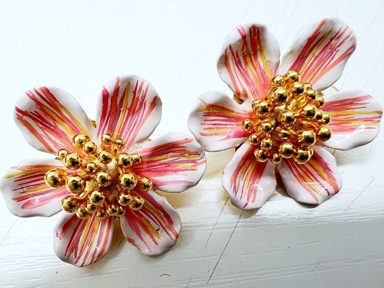 DOLCE-GABBANA ドルチェ＆ガッバーナ ドルガバ フラワー イヤリング