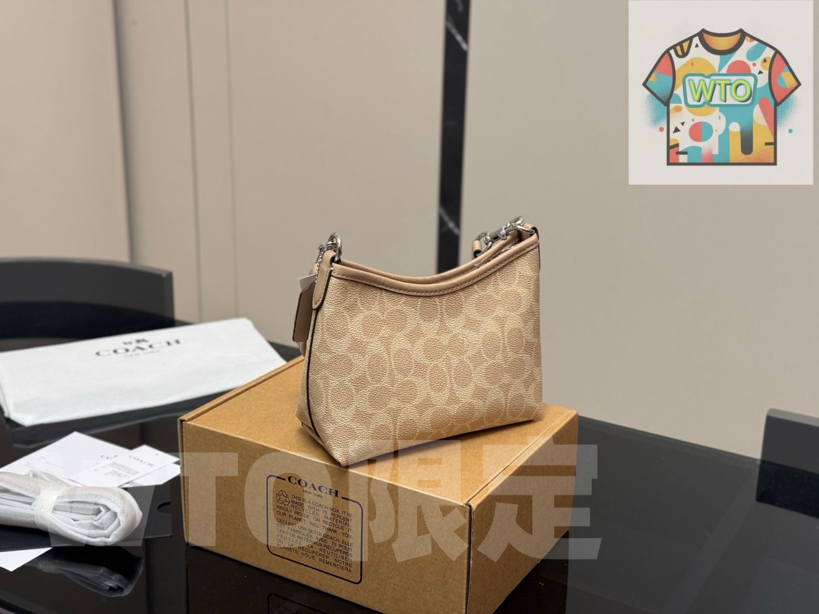 ミニローレル ボーダーバッグ