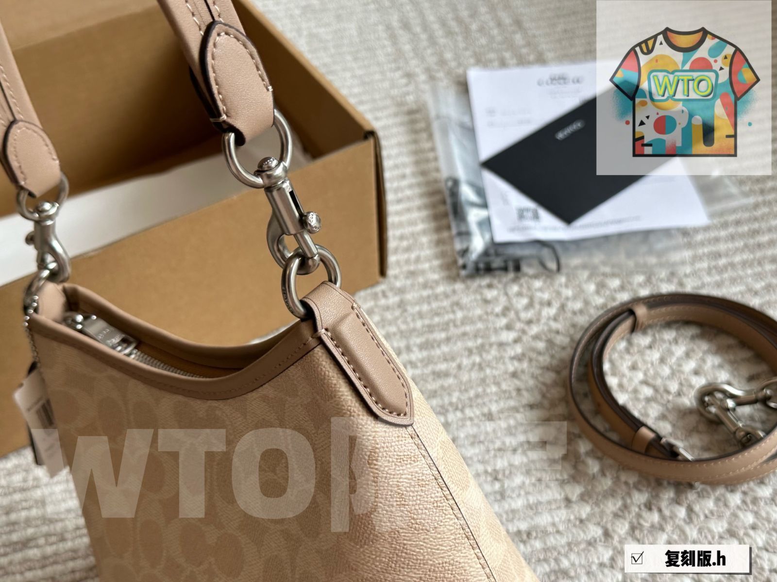 今日 COACH ミニボーダーバッグ 20cm-WTO輸入1