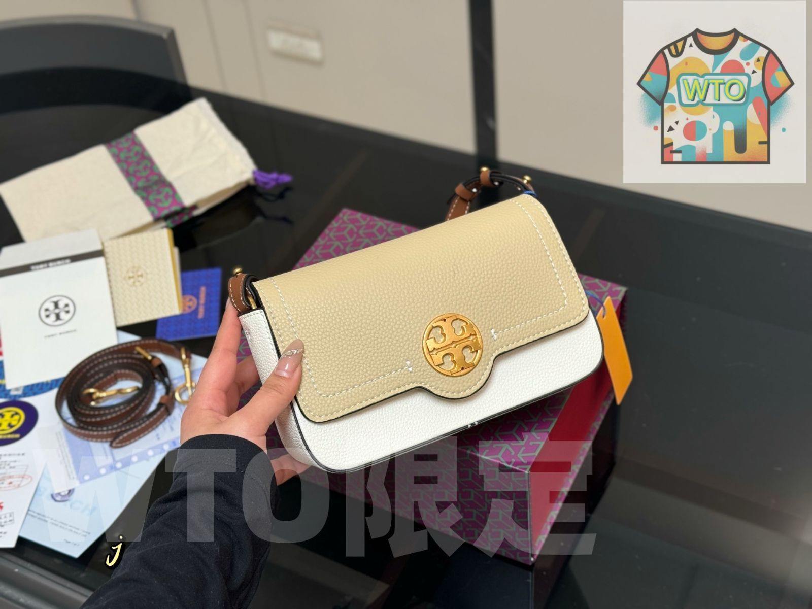 今日 TORY BURCH マージャンバッグ 21×13cm-WTO輸入1